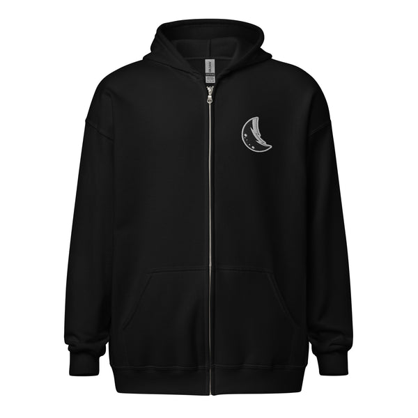 Hoodie, Embroidered Moonlight